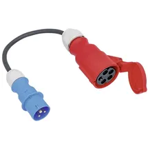 as - Schwabe AS Schwabe 61372 Strom Adapterkabel 16 A Schwarz 0.3 m H07RN-F 3G 2,5 mm2