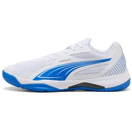 Puma Solarflash III Hallenschuhe weiß, Größe 42 1⁄2 - PUMA White-Ultra blue/PUMA Black,