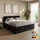 home collective Polsterbett 180 x 200 cm H3 Schwarz