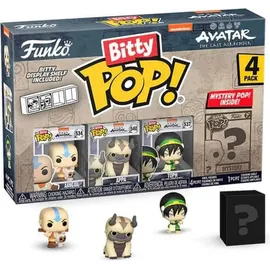Funko Avatar: The Last Airbender - Aang mit Momo, Appa, Toph Bitty Pop! 2,2 cm (4er Set)