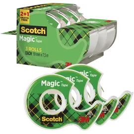 Scotch Klebefilm Handabroller 19 mm x 7,5 m 3 St.