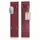 Vladon Garderobenpaneel Vladon 120 x 28 x 2 cm Bordeaux Hochglanz