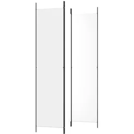 vidaXL Paravent Weiß 150x220 cm Stoff