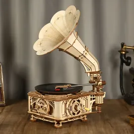 ROKR 3D-Puzzle 'Classical Gramophone' (Electric Version)
