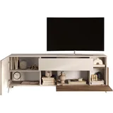 INOSIGN Lowboard »Monaco Breite 181 cm, TV-Board mit 1 Tür, 1 Klappe u. 1 Schubkasten«, Fernsehtisch, TV-Schrank, Soft/Self Closing,