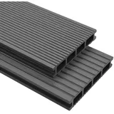 vidaXL WPC Terrassendielen 40 m2 2,2 m grau