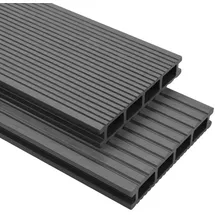 vidaXL WPC Terrassendielen 40 m2 2,2 m grau