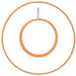 Hula Hoop 16 mm Ø 80 cm Play Orange 80 CM