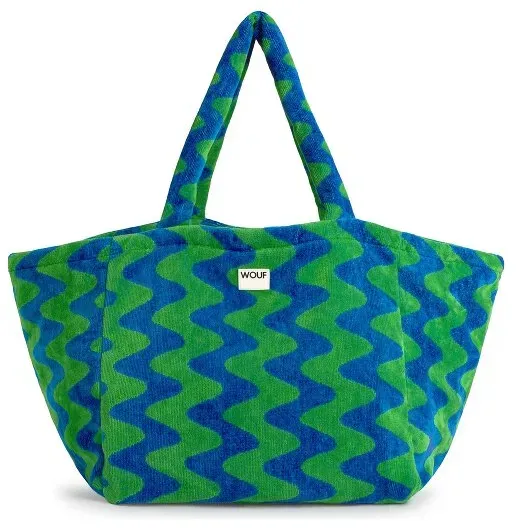 Wouf Terry Shopper Tasche 35 cm  grün