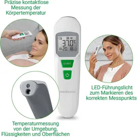 Medisana TM 762 Multifunktionsthermometer weiß