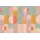 Living Walls Geometrische Retro-Tapete Moderne Mustertapete 2 cm x 10 m 1 St weiß