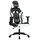 vidaXL Gaming-Stuhl Schwarz und Weiß