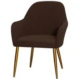 MYBMPFRHO Stretch Stuhlhussen mit Armlehne Stuhlbezug für Hochlehner Esszimmerstühle, Weicher Polyester Bezug Waschbar Elastisch Sesselbezug für Esszimmer Hotel Bankett(K,4PCS)