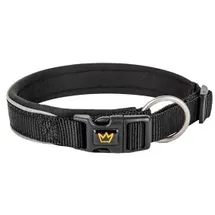 Rudelkönig Paola Hundehalsband Schwarz 45 cm