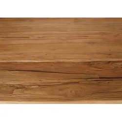SIT Möbel Esstisch 220 cm | 50 mm Tischplatte Teak natur | Gestell Metall antikbraun | B 220 x T 100 x H 76 cm | 15842-00 | Serie TISCHE & BÄNKE