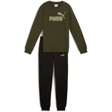 Puma Essentials No.1 Logo Crew Sweat Suit FL B dark olive (70) 176