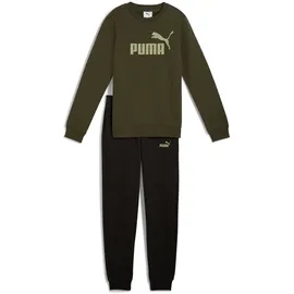 Puma Essentials No.1 Logo Crew Sweat Suit FL B dark olive (70) 176
