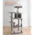 Songmics Feandrea Kratzbaum 55 x 45 x 143 cm grau