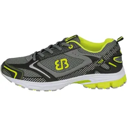 Laufschuh BRÜTTING "Joggingschuh Fusion", Gr. 41, grau, Synthetik, Schuhe