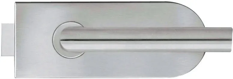 Glastürschlossset EGS 470 -  unverschließbar / Edelstahl matt / EGS 370