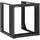 Intellinet Network Solutions Wandschrank 19" Open Frame 2 Stangen Flat Pack 9U Schwarz