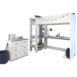 Kinderzimmer Smoozy, 2-tlg. - Kiefer Weiß - Pink /Blau