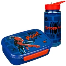 Scooli SPAN9864 Spider-Man Set Brotzeitdose & Trinkflasche