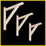 6x WDW 280 Kiefer Regalhalter Regalträger Regalwinkel Regalhalterung