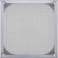 InLine Lüftergitter, Aluminium Filter, 140x140mm,