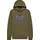 Fox Hoodie Grün/Blau L
