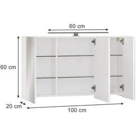 Vicco Lavio 100 cm weiß