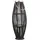 Beliani Laterne TAHITI Holz 32 x 84 x 32 cm 1 Stück Schwarz
