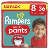 Pampers Nappies Pants Size 8 (19+ kg) Baby Dry, 36 Nappies (Alte Version)