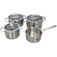 Zwilling Vitality Topf-Set 4-tlg. 2x Kochtopf + Bratentopf + Stieltopf