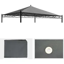 Proregal Ersatzdach Pavillon Cadiz 1 x 2,8 x 2,8 m Grau