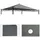Proregal Ersatzdach Pavillon Cadiz 1 x 2,8 x 2,8 m Grau