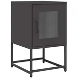 vidaXL Nachtschrank 36 x 39 x 60,5 cm Schwarz