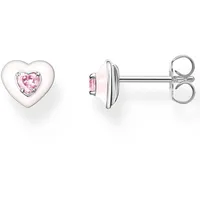 Thomas Sabo Ohrstecker Herz pink  H2268-041-9 Silber