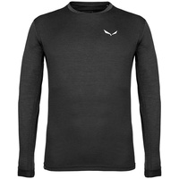 Salewa Puez Melange Dryton Langarm-t-shirt - Black Out Melange