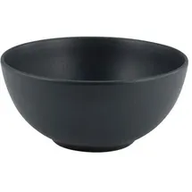 CreaTable 6er-Set CreaTable Müslischale Soft Touch 500 ml Steinzeug Schwarz