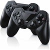 2x Gamepad Set, Wireless Controller für Android / PC / PS3 / Playstation / X-Input / OTG Adapter (PS3, PC, Android), Gaming Controller, Schwarz