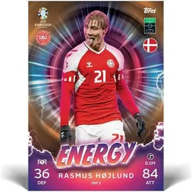 Topps Topps/Merlin UEFA Fußball-Europameisterschaft 2024 Trading Cards Booster Tin Sortiment (12)