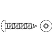 Industrial Quality Supplies DIN 7981 Linsen-Blechschraube, ST galZn -C-Z