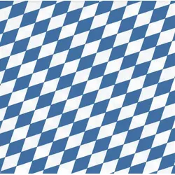 Serviette Bayernraute 20tlg. Papier Blau