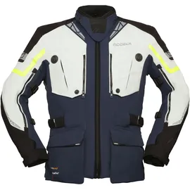 Modeka Panamericana II Motorradjacke Blau/Hellgrau M