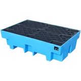 Bauer Südlohn GREEN-LINE PE-Auffangwanne WP-PE 2/2, aus robustem Polyethylen, Blau