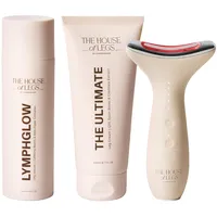 THE HOUSE of LEGS – Ultimate Leg Ritual Trio | Premium Beinpflege-Set mit EMS & Lichttherapie, LymphGlow Serum & Ultimate Leg Cream | Für straffe Konturen, leichte Beine & sichtbaren Glow