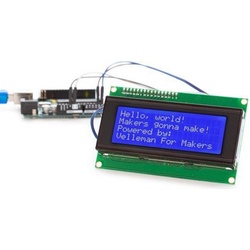 Whadda Modul I2C 20 x 4 LCD, Entwicklungsboard + Kit