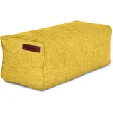 Green Bean Pouf Cube Max Cord 70 x 33 x 28 cm Gelb