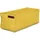 Green Bean Pouf Cube Max Cord 70 x 33 x 28 cm Gelb